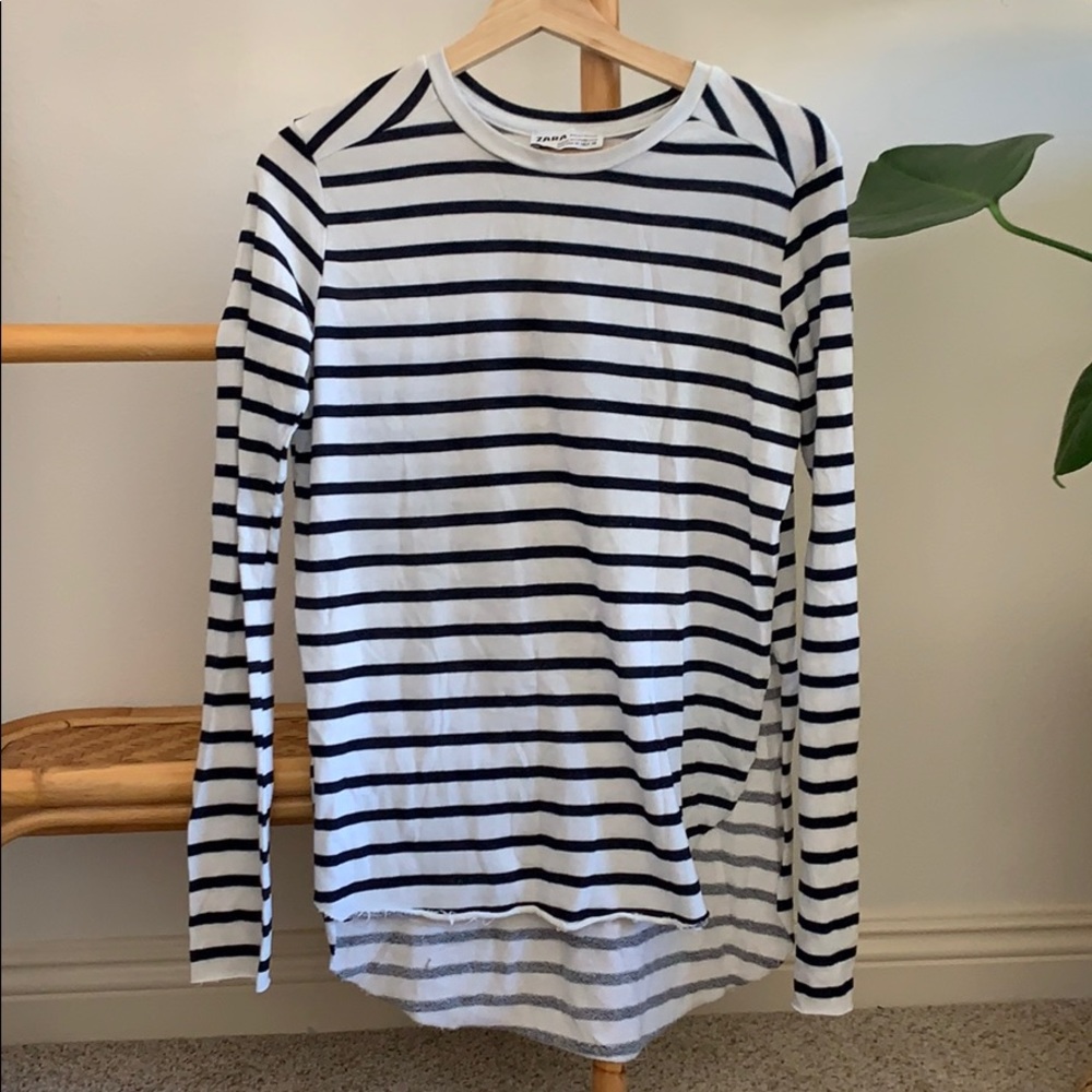 Zara Stripe Sweatshirt
